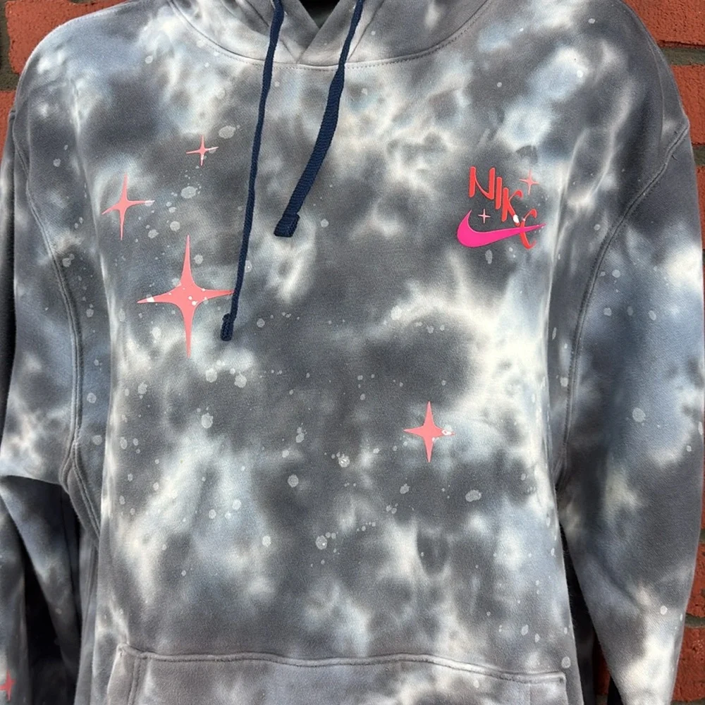 Nike Hoodie Womens Small Galaxy‎ Pattern